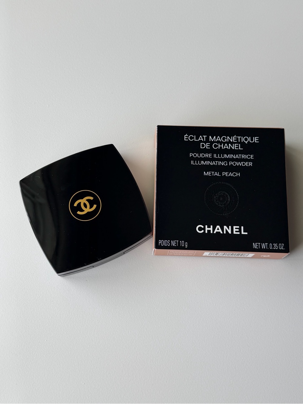 Chanel Éclat Magnétique Illuminating Face Powder LimitedEdition Metal Peach BNIB